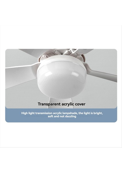 Soket Fan Işığı Uzaktan Kumanda Mesafesi 5m E27 3 Hızlı Dimmable LED Taban Voltajı 85-265V 40W Beyaz (Yurt Dışından) fiyatları