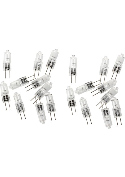 20 x Jc G4 12V 20W Clear Halojen Kapsül Lamba Ampulleri (Yurt Dışından)