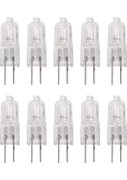 10 x G4 Halojen Işık Lambası Aydınlatma 10W Sıcak Beyaz (Yurt Dışından)