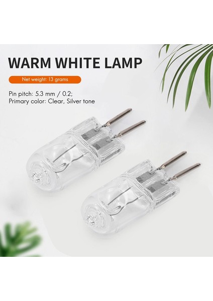 4 220V 35W G5 3 Pin Güç Kaynağı Çift Halojen Ampul Sıcak Beyaz (Yurt Dışından) fiyatları