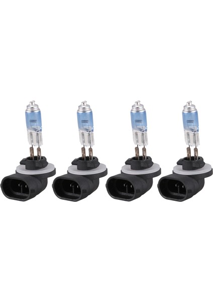 4pcs 881 100W Dc 12V Otomatik Araba Için Süper Beyaz Halojen Sis Ampulü (Yurt Dışından)