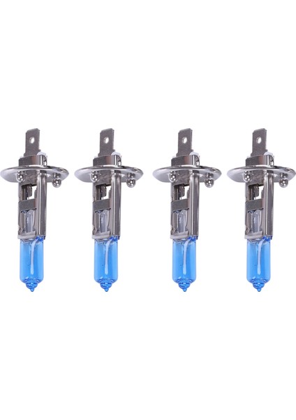 4pcs 55W H1 Beyaz Halojen Işın Far Ampulü (Yurt Dışından)