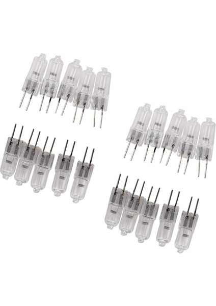 20 Pc G4 Halojen Lamba 12V 35W Pin Lamba Sıcak Beyaz (Yurt Dışından)