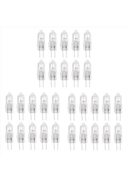 30 Adet G4 Halojen Lamba 12V 35W Pin Lamba Sıcak Beyaz (Yurt Dışından) fiyatları
