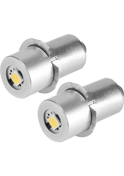 2 Pcs 1W P13 5s LED El Feneri Ampul 100-110LM 2700-7000K Yedek Ampul Lambası Acil Durum Işığı (6V ve 3V) (Yurt Dışından)