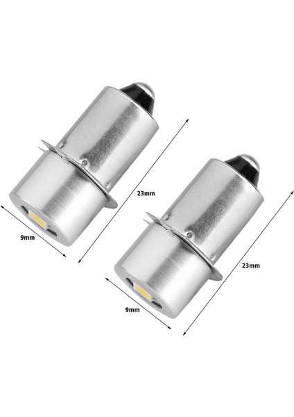 2 Pcs 1W P13 5s LED El Feneri Ampul 100-110LM 2700-7000K Yedek Ampul Lambası Acil Durum Işığı (6V ve 3V) (Yurt Dışından) fiyatları