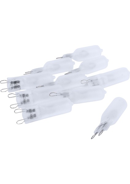 10 x G9 Halojen Işık Lambası Aydınlatma 25W Sıcak Beyaz (Yurt Dışından)