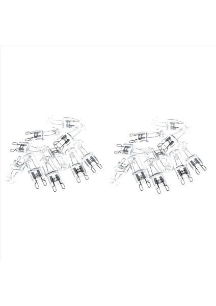 20 G9 Halojen Ampul Ampul 40W 40 Watte Parlak Beyaz (Yurt Dışından)