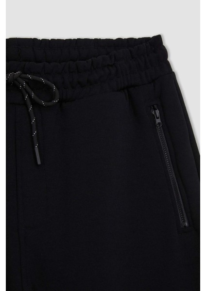 Regular Fit Eşofman Altı Fermuar Cepli Beli Bağcıklı Lastikli Paça Y5511AZ23AU