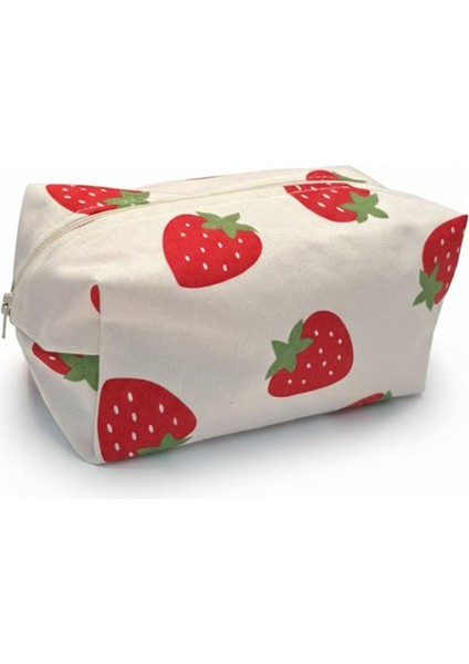Çilek Baskılı Makyaj Çantası fiyatları