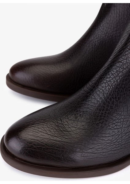 Kadın Hakiki Deri Kahverengi Topuklu Çizme 33 5030-1 Bn Czm SK25-26 Kahve Tas Dr modelleri