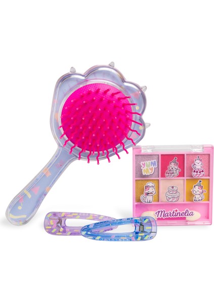 Yummy Kız Çocuk Göz Farı ve Saç Fırçası Seti fiyatları