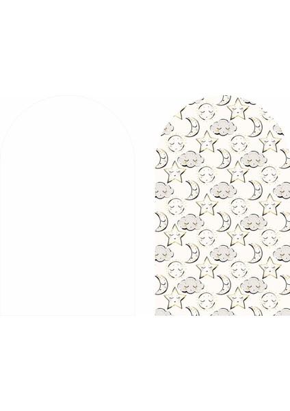 Ay Yıldız Temalı Çocuk-Bebek-Kreş Odası Dekoru, Duvar Stickeri, Once Upon A Time Yapışkan Yazı, Oval Çerçeve, Kitap Köşesi, Masal Köşesi, Duvar Kağıdı, Torun Yeni Doğan Hediyesi, Karne Hediyesi modelleri