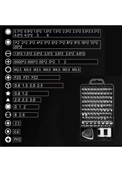 115 In 1 Hassas Tornavida Onarım Alet Manyetik Sürücü Kitli Elektronik Hassas Tornavida Seti modelleri