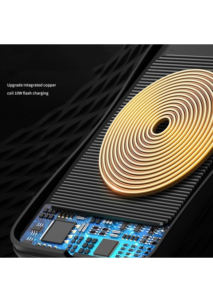 Kablosuz Araç Şarj Cihazı Qi Için 10W Slip Slip Şok Geçirmez Silikon Pad Mat Telefon Tutucu Montaj Iphone 12/12 Pro (Yurt Dışından) modelleri