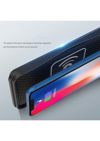 Kablosuz Araç Şarj Cihazı Qi Için 10W Slip Slip Şok Geçirmez Silikon Pad Mat Telefon Tutucu Montaj Iphone 12/12 Pro (Yurt Dışından) fırsatları
