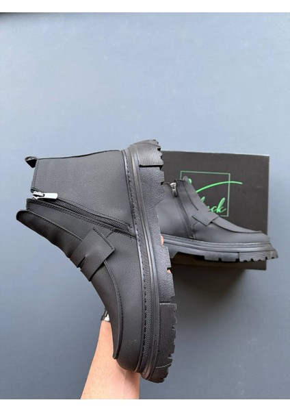 ET-KB-K1 Kömür Cilt Günlük Erkek Bot modelleri