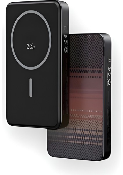 20W Hızlı Şarj Magsafe Powerbank | 10000MAH Taşınabilir Şarj Cihazı Type-C Giriş/çıkış