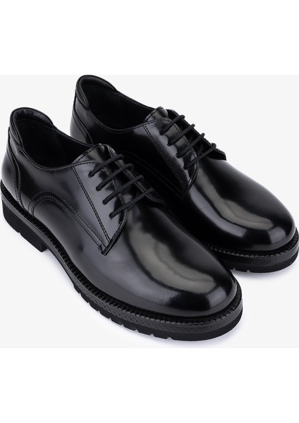 Kadın Hakiki Deri Siyah Açma Klasik Ayakkabı 987 Z115 Bn Ayk SK25-26 Sıyah Acma fiyatları