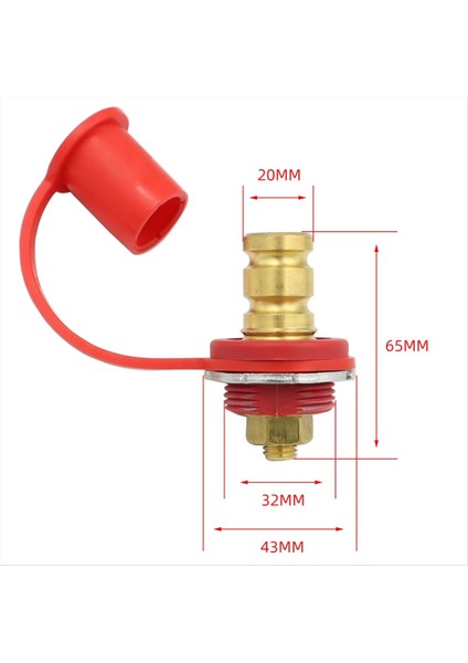 CP-4057 Uzak Pil Jumper Post Terminal M10 Uzak Pil Terminalleri Utv Atv Kamyonları Için 250A Araba Rv Tekne Yat (Yurt Dışından) fiyatları