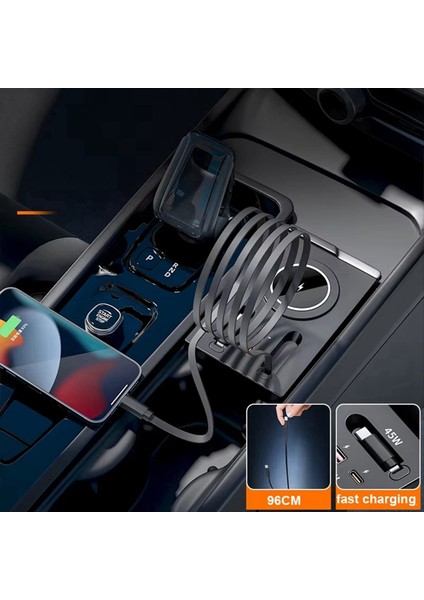 Volvo XC60 XC90 S90 V90 V60 S60 Süper Hızlı Şarj Dock USB USB Type-C (Yurt Dışından) modelleri