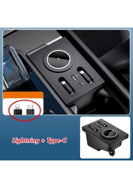 Volvo XC60 XC90 S90 V90 V60 S60 Süper Hızlı Şarj Dock USB USB Type-C (Yurt Dışından) indirimleri