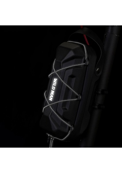 Vahşi Adam Elektrikli Scooter Eva Sert Kabuk Asma Çanta Ön Hızlı Sökme Katlanır Elektrikli Bisiklet Kafa Çantası (Yurt Dışından) modelleri