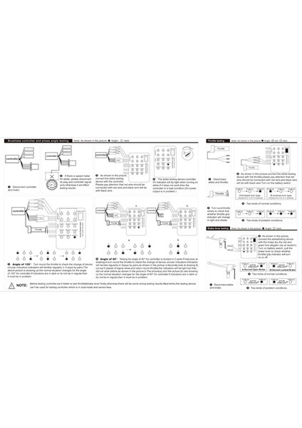 Yükseltilmiş Fırçasız Motor Test Cihazı Ebike Test Cihazı Elektro Araba Onarımı Evrensel Elektrikli Araç Dedektörü Kontrolör (Yurt Dışından) modelleri