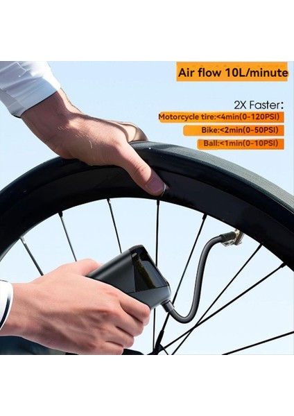 Basketbol Için Presta Schrader Valflı Motosiklet Lastik Şişiricisi Için Elektrikli Bisiklet Lastik Pompası Taşınabilir Mini Pompa (Yurt Dışından) modelleri