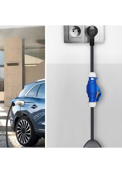 Ev Şarj Cihazı Dişi Fiş 3 Pim Adaptörü Su Geçirmez Bağlantı Wallmount Socket 32A 1faz 7kw Taşınabilir Şarj Cihazı Ab Fiş (Yurt Dışından) indirimleri