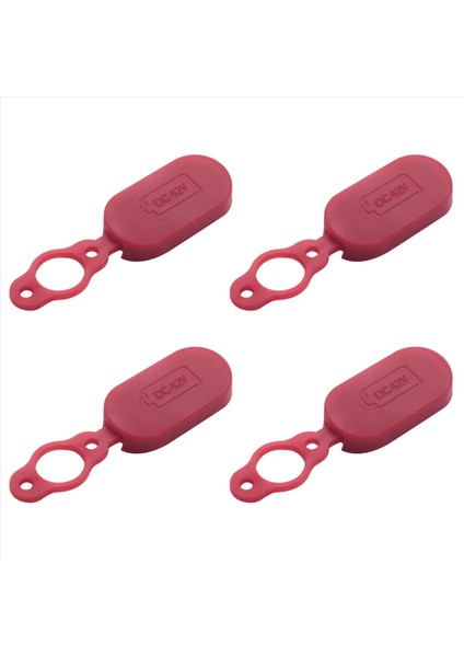 4pcs Şarj Portu Tozu Fiş Xiaomi Için Kauçuk Kasa Mijia M365 Elektrikli Scooter Delik Kapağı Yedek Aksesuar (Yurt Dışından)