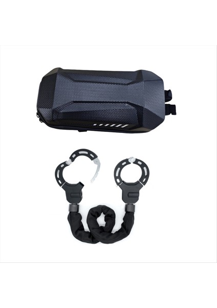 Scooter Torbası ile Elektrikli Scooter Kilidi-Hırsızlık Önleyici Zincir Kilidi E-Scooterlar Için Hava Koşullarına Dayanıklı Güvenlik E-Bisikletler (Yurt Dışından)