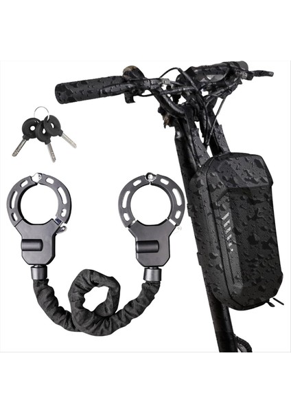 Scooter Torbası ile Elektrikli Scooter Kilidi-Hırsızlık Önleyici Zincir Kilidi E-Scooterlar Için Hava Koşullarına Dayanıklı Güvenlik E-Bisikletler (Yurt Dışından) modelleri