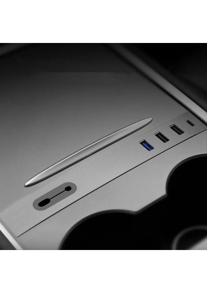 Tesla Model 3 Y 2020-2023 Hızlı Şarj Cihazı Istasyonu 5 In 1 USB LED Hub Merkez Konsolu Sensörü (Yurt Dışından) fiyatları