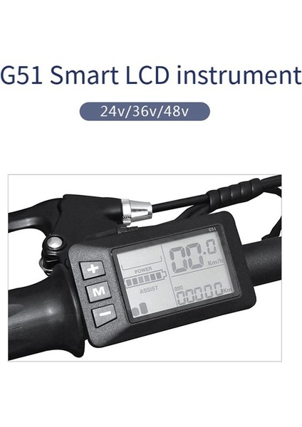 Elektrikli Bisiklet Ebike Aksesuarlar Denetleyici G51 LCD Ekran 5pin Elektrikli Scooter Hızlandırıcı Su Geçirmez Konektör (Yurt Dışından) fırsatları
