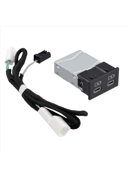 Araba Şarj Cihazı Çift USB Pd Tip C Şarj Outlet Sigorta Kutusu Toyota Için Güç Adaptörü Camry Highlander Corolla Rav4 (Yurt Dışından) fiyatları