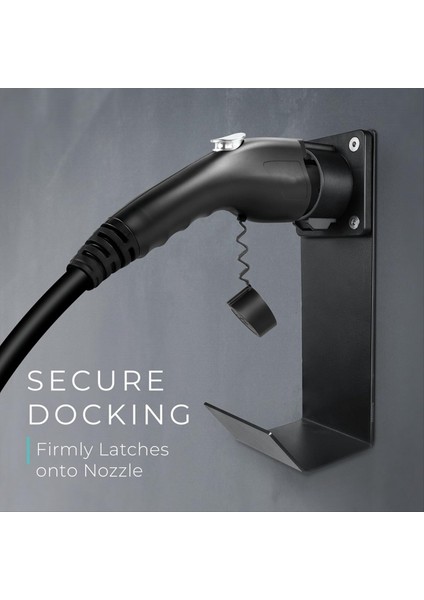 Tüm J1772 Ev Şarj Cihazı Tutucu Için Elektrikli Araç Şarj Cihazı Dock &amp J-Hook Combo (Yurt Dışından) fırsatları