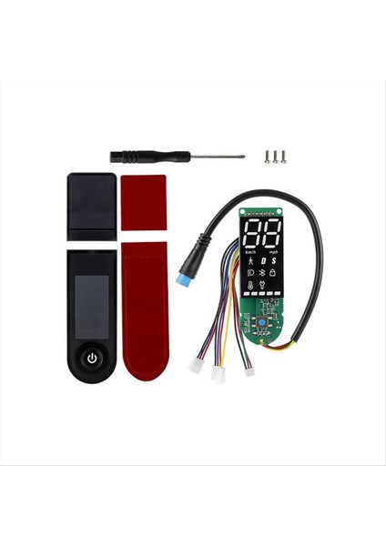 Xiaomi 1s/pro/pro2 Elektrikli Scooter Cihaz Aksesuarları Enstrümanı Anahtar Panel Koruma Plakası Vidalı Aracı (Yurt Dışından)