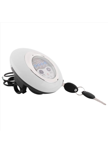 3 In1 LED Far Elektrikli Bisiklet Scooter Frontlight Işık Korsolu Kilit Gösterimi Panel Korna Enstrüman Far (Yurt Dışından) fiyatları