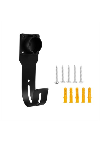 Ev Şarj Cihazı Tutucu J1772 Nozul Dock ve J-Hook Kombinasyon Duvar Montajı Ev Şarj Corbor Duvar Kanca Kablo Tutucu (Yurt Dışından)