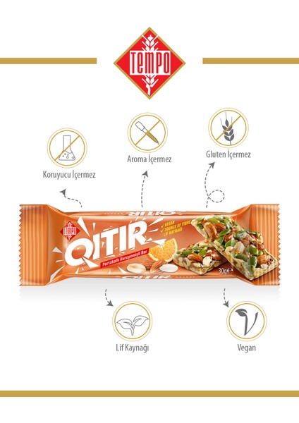 Portakallı Kuruyemişli Bar 30 G x 12 Adet modelleri