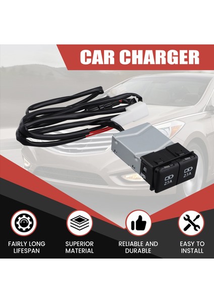 USB Toyota Sienna Camry Highlander Corolla Rav4 Land Cruiser 70 2018-2022 (Yurt Dışından) fırsatları