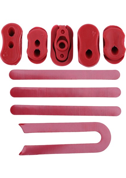 2 Set Ön Arka Tekerlek Kapak Koruyucu Kabuk Şarj Portu/kutup Deliği/su Geçirmez Kauçuk Tapası Xiaomi Mijia M365 Elektrikli Scooter Kaykay Parçaları (Yurt Dışından)