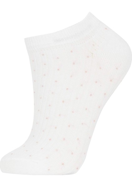 Kadın 3'lü Pamuklu Patik Çorap