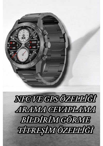 Nfc ve Kablosuz Şarjlı Akıllı Saat Ekg, Nabız & Spor Modları ile Ios ve Android Uyumlu indirimleri