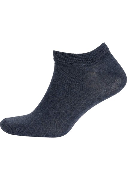 Erkek 5'li Pamuklu Patik Çorap