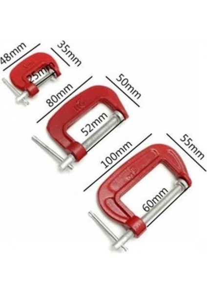 Doğrama ve Metal Sıkma Sıkıştırma Için 3lü Mini Mengene Aparat fiyatları