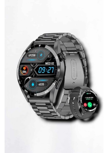 Suya Dayanıklı Dokunmatik Akıllı Saat Bluetooth 5.0, Sesli Asistan ve Sağlık Takibi fiyatları