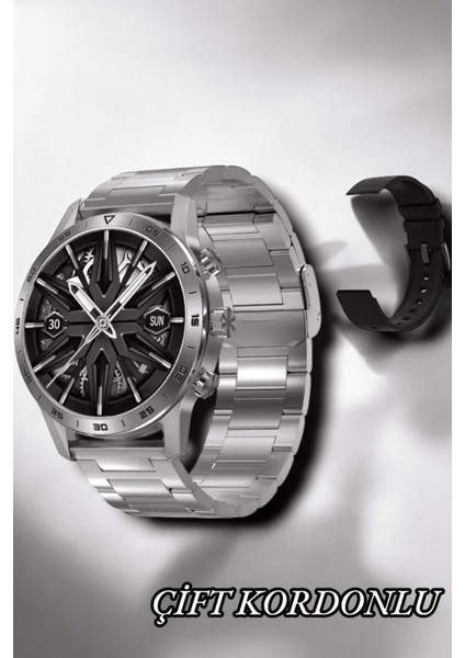 Suya Dayanıklı Dokunmatik Akıllı Saat Bluetooth 5.0, Sesli Asistan ve Sağlık Takibi fırsatları