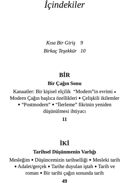 Modern Çağın Sonu - John Lukacs modelleri